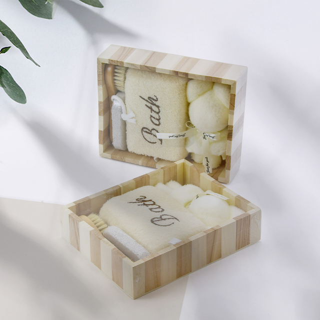 Éponge gomme petit ours serviette de bain visage brosse pierre ponce ensemble de bain