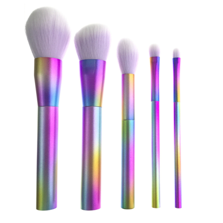 5 pcs Rainbow Colorful Maquillage Brosse