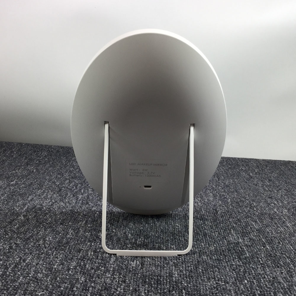 Support ovale Miroir LED Simplicity Miroir de courtoisie de maquillage LED