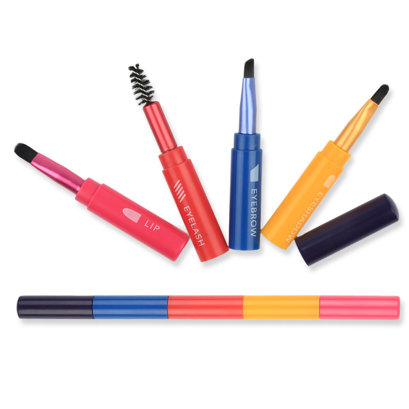 4 en 1 pinceaux de maquillage multifonctions