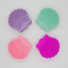 Tampon nettoyant pour pinceaux de maquillage en silicone coloré