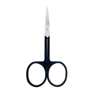 Ciseaux de cheveux de nez de sourcil d'outils d'ongle de petits outils noirs d'acier inoxydable