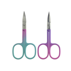 Ciseaux à sourcils professionnels en acier inoxydable pour manucure
